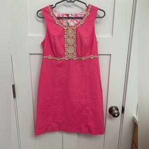 Pink Lilly Pulitzer shirt dress